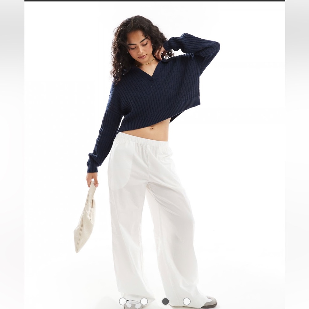 Hollister Easy Stitchy Polo Sweater - Picture 3 of 10